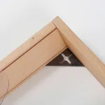 Dřevěný nástěnný zásobník na A4 letáky 3x5 boxů - Přírodní A-Z Reklama CZ