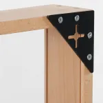 Dřevěný nástěnný zásobník na A4 letáky 3x5 boxů - Přírodní A-Z Reklama CZ