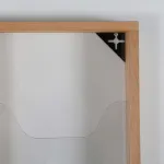 Dřevěný nástěnný zásobník na A4 letáky 4x5 boxů - Přírodní A-Z Reklama CZ