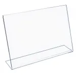 Plastový stojánek na 1 list papíru - Tvar L A4 na šířku