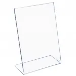 Plastový stojánek na 1 list papíru - Tvar L A4 na výšku