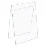 Plastový stojánek na 2 listy papíru - Tvar A A6 na výšku