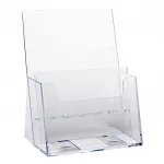 Plastový stojánek na letáky 2x A5 nad sebou stojací A-Z Reklama CZ