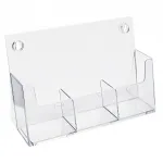 Plastový stojánek na letáky 3x DL 1/3A4 vedle sebe stojací