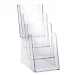 Plastový stojánek na letáky 4x DL 1/3A4 nad sebou stojací A-Z Reklama CZ Plastový stojánek na letáky 4x DL 1/3A4 nad sebou stojací A-Z Reklama CZ