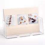 Plastový stojánek na letáky A4 na šířku stojací i na zeď A-Z Reklama CZ