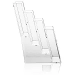 Plastový zásobník na letáky 4x A5 nad sebou stojací A-Z Reklama CZ