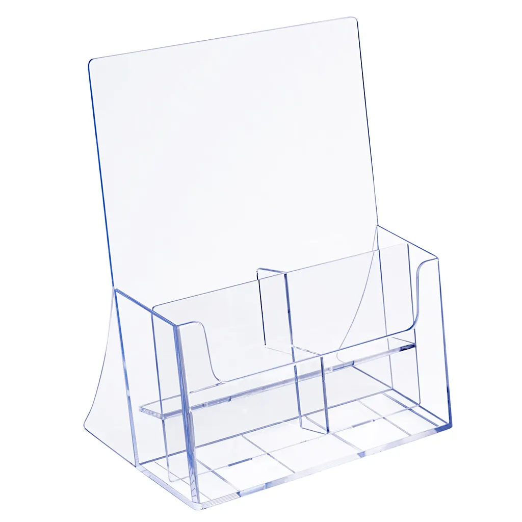 Plastový zásobník na letáky 4x DL 1/3A4 nebo 1x A4 A-Z Reklama CZ