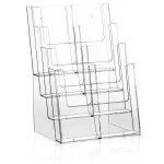 Plastový zásobník na letáky 8x DL 1/3A4 stojací Variabilní A-Z Reklama CZ
