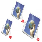 Plastový zásobník stojací na letáky formátu DL 1/3A4 A-Z Reklama CZ