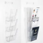 Přenosný nástěnný set zásobníků na letáky 3x A4 A-Z Reklama CZ