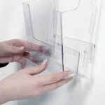 Přenosný nástěnný set zásobníků na letáky 3x A4 A-Z Reklama CZ