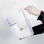 Přenosný nástěnný set zásobníků na letáky 4x DL 1/3A4 A-Z Reklama CZ