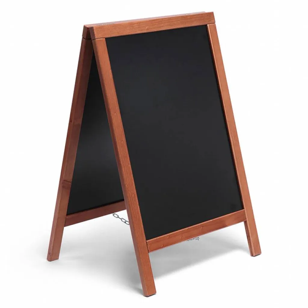 Dřevěné áčko ekonomické 55x85 cm - světle hnědá A-Z Reklama CZ