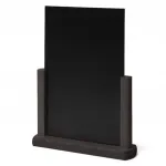 Dřevěný popisovatelný menu stojánek A4 - Černý A-Z Reklama CZ