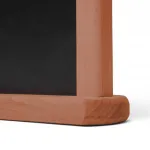 Dřevěný popisovatelný menu stojánek A4 - Světle hnědý A-Z Reklama CZ