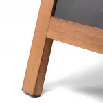 Dřevěný poutač s křídovou tabulí 55x85 - světle hnědý A-Z Reklama CZ