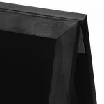 Dřevěný poutač s křídovou tabulí 68x120 - černý A-Z Reklama CZ