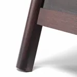 Dřevěný poutač s křídovou tabulí 68x120 - tmavě hnědý A-Z Reklama CZ