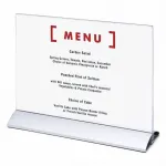 Elegantní menu stojánek se základnou A4 na šířku A-Z Reklama CZ