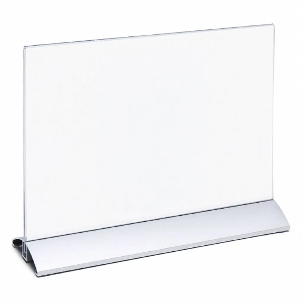 Elegantní menu stojánek se základnou A4 na šířku A-Z Reklama CZ