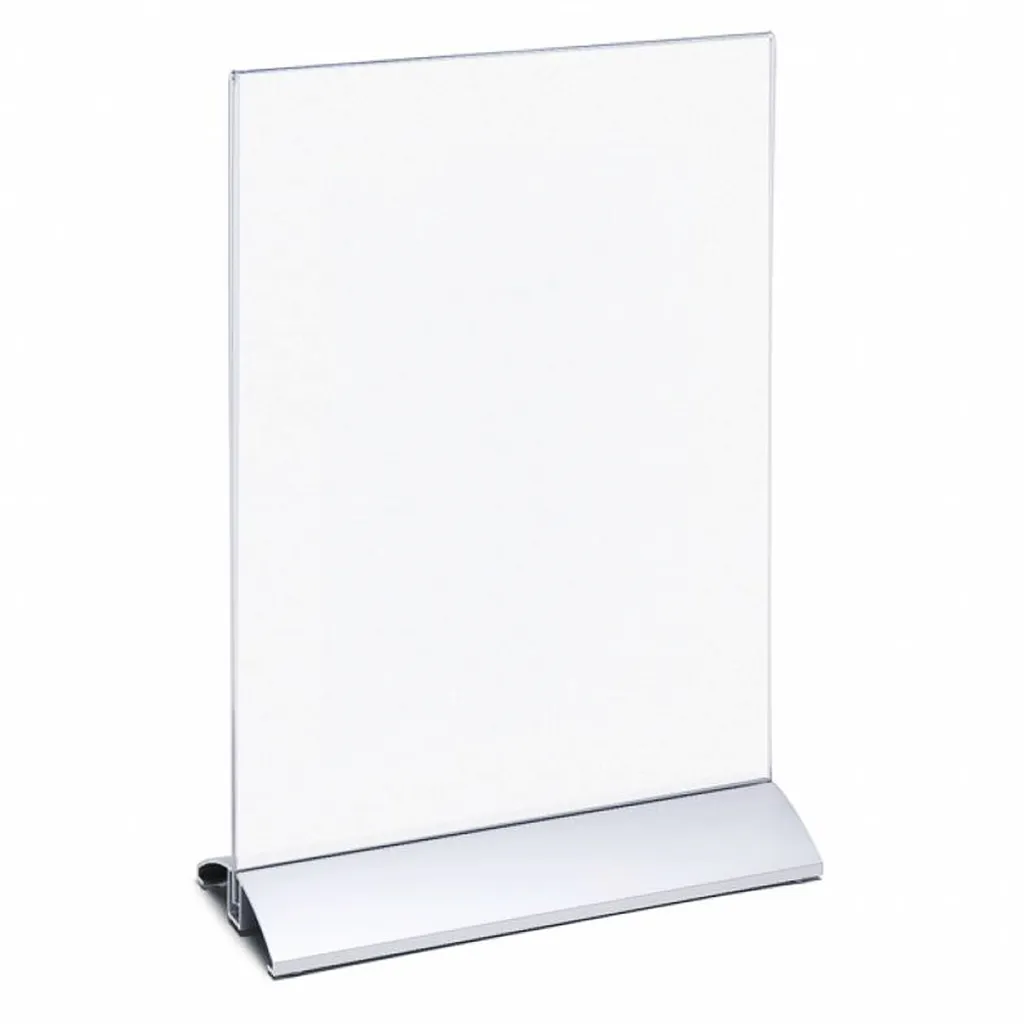 Elegantní menu stojánek se základnou A4 na výšku A-Z Reklama CZ