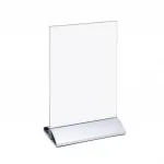 Elegantní menu stojánek se základnou A5 na výšku