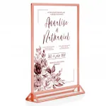 Menu stojánek se základnou pro prospekt A4 - Rose