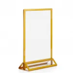 Menu stojánek se základnou pro prospekt A5 - Gold A-Z Reklama CZ