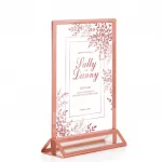 Menu stojánek se základnou pro prospekt A5 - Rose