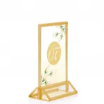 Menu stojánek se základnou pro prospekt A6 - Gold