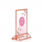 Menu stojánek se základnou pro prospekt A6 - Rose