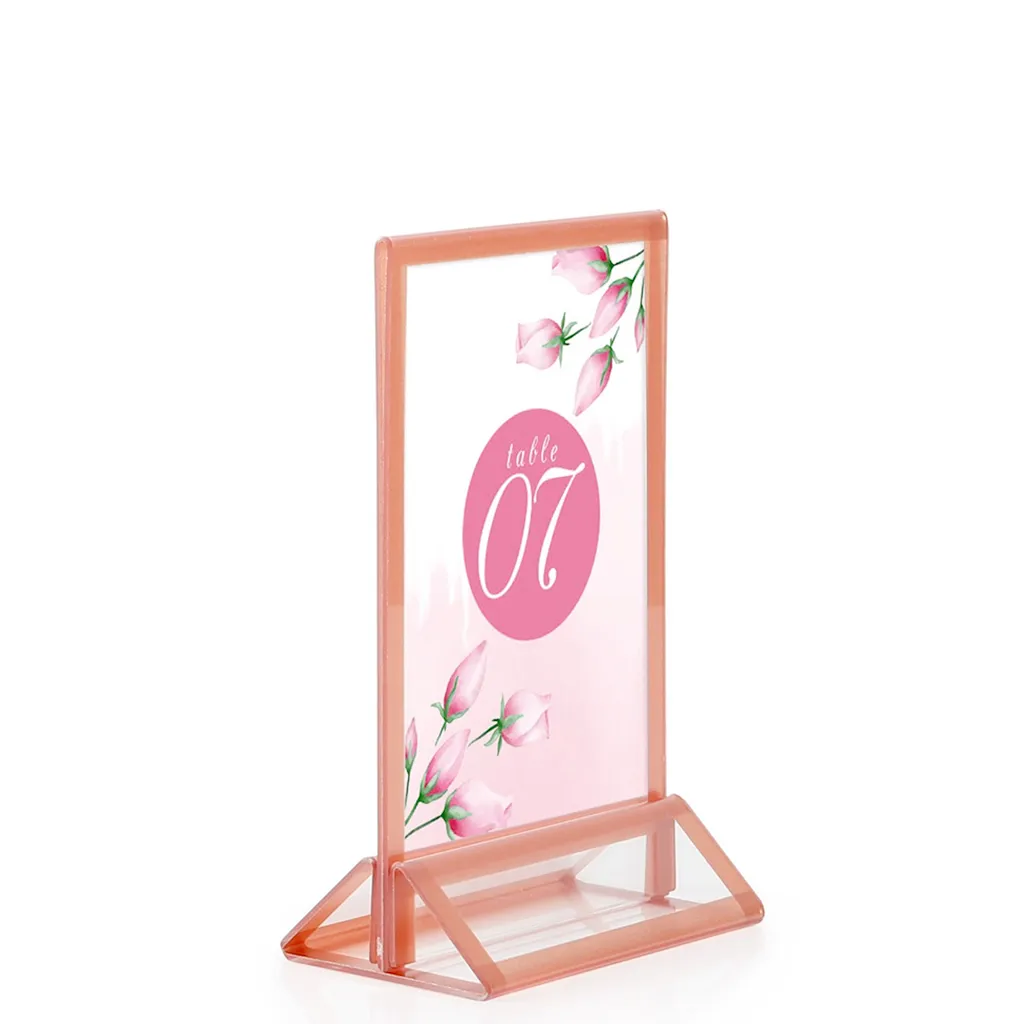 Menu stojánek se základnou pro prospekt A6 - Rose A-Z Reklama CZ