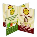 Osmistranný Plastový skládací stojánek 8x A5