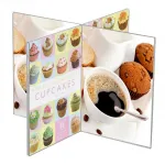 Osmistranný Plastový skládací stojánek 8x A6