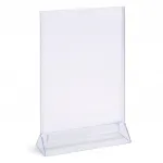 Plastový stojánek na 1 list papíru - Tvar Y A4 na výšku