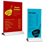 Swing menu stojánek se základnou A5 na šířku A-Z Reklama CZ
