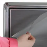 Venkovní stojan Windtalker WindPro A0 - Stříbrný rám A-Z Reklama CZ