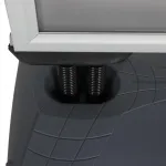 Venkovní stojan Windtalker WindPro A0 - Stříbrný rám A-Z Reklama CZ