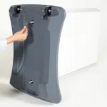 Venkovní stojan Windtalker WindPro Go A1 - Stříbrný rám A-Z Reklama CZ