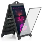 Áčko na plakát Street SignPro s krycí fólií - Černé