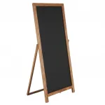 Dřevěný poutač s popisovatelnou černou tabulí 440x1020 - Tmavě hnědy A-Z Reklama CZ