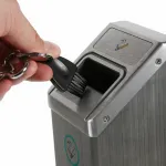 Kuřácký Popelník na zeď - čtvercový s piktogramy A-Z Reklama CZ