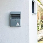 Nástěnný kovový popelník 4 litry - Stříbrný DURABLE Nástěnný kovový popelník 4 litry - Stříbrný DURABLE