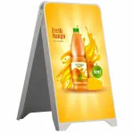 Plastový poutač Áčko pro nalepení reklamy A-Z Reklama CZ