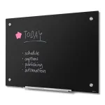 Popisovatelná skleněná tabule, černá, 90x60 cm A-Z Reklama CZ