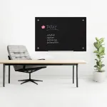 Popisovatelná skleněná tabule, mléčná, 120x90 cm A-Z Reklama CZ