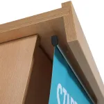 Řečnický pult s úchytem banneru - Černý A-Z Reklama CZ