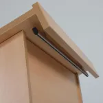 Řečnický pult s úchytem banneru - Světle hnědý A-Z Reklama CZ