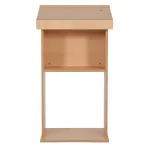 Řečnický pult s úchytem banneru - Světle hnědý A-Z Reklama CZ